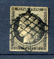 060524 TIMBRE FRANCE N°3    Marges Présentes Mais Courtes - 1849-1850 Ceres