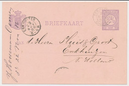 Wagenberg - Kleinrondstempel Terheijden 1886 - Zonder Classificatie
