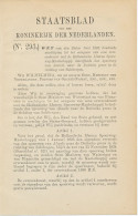 Staatsblad 1925 : Spoorlijn Almelo - Salzbergen - Documents Historiques