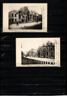 80 ABBEVILLE LOT 4 CARTES BOMBARDEMENT DONT 3 AVEC ANNOTATIONS INTERESSANTES AU VERSO - Abbeville