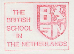 Meter Cut Netherlands 1991 ( FM 3285 ) The British School In The Netherlands - Unclassified