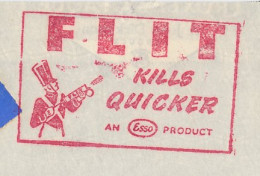 Meter Cover GB / UK 1951 Flit - Kills Quicker - Insecticide - Esso - Altri & Non Classificati