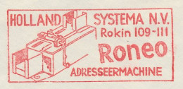 Meter Cover Netherlands 1956 - Neopost 250 Addressing Machine - Ohne Zuordnung