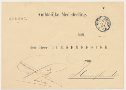 Kleinrondstempel Wanneperveen 1897 - Non Classés