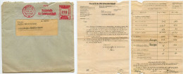 Germany 1940 Cover & Letter; Berlin - Reichsstelle Für Lederwirtschaft To Schiplage; 12pf. Meter With Slogan - Máquinas Franqueo (EMA)