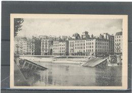 69 -LYON - " LES PONTS MEURTRIS " PONT LA FEUILLÉE-  SEPTEMBRE 1944 - Autres & Non Classés