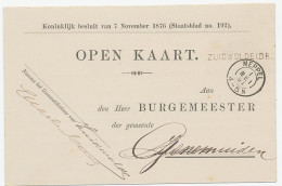 Naamstempel Zuidwolde (Dr:) 1891 - Briefe U. Dokumente