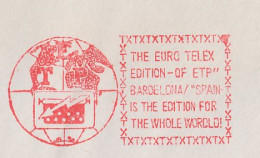 Meter Cover Spain 1980 Euro Telex - Telekom