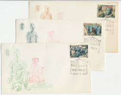 Covers / Postmarks China 1980 Qin Pottery Figures - Qin Shi Huang Mausoleum  - Other & Unclassified