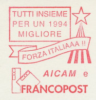 Specimen Meter Cut Italy 1993 Francopost - Christmas  - Viñetas De Franqueo [ATM]