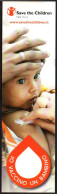 ITALIA - SEGNALIBRO IN CARTONCINO - SAVE THE CHILDREN - IO VACCINO UN BAMBINO - CM 18x5 - I - Bookmarks