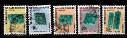 - COTE D'IVOIRE - 1968 -YT N° Taxe 29 / 33 - Oblitérés - Série Complète - Côte D'Ivoire (1960-...)