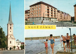 73300513 Nove Zamky Platz Kirche Strassenpartie Freibad Nove Zamky - Slovaquie