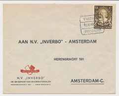 Treinblokstempel : Enschede - Amsterdam C 1948 - Ohne Zuordnung