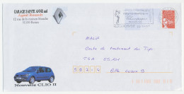 Postal Stationery / PAP France 2001 Car - Renault Clio - Autos