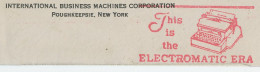 Meter Top Cut USA 1946 Typewriter - IBM - Electromatic Era - Unclassified