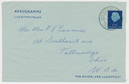 Luchtpostblad G. Amsterdam - Tallmadge USA 1960 - Postal Stationery