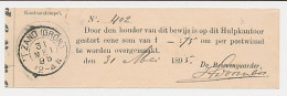 Kleinrondstempel T Zand (Gron:) 1895 - Ohne Zuordnung