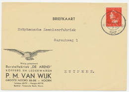 Firma Briefkaart Hoorn 1947 - Arend - Sin Clasificación