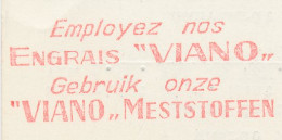 Meter Card Belgium 1956 Fertilizers - Viano - Landbouw