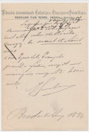 Briefkaart G. 25 Particulier Bedrukt Breda - Belgie 1886 - Entiers Postaux