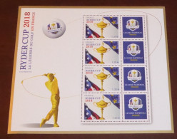 FRANCE - 2018 - Bloc Feuillet BF N°YT. 142 - Golf / Ryder Cup - Neuf Luxe ** / MNH / Postfrisch - Unused Stamps