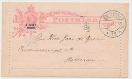 Postblad G. 9 X Locaal Te Rotterdam 1907 - Material Postal