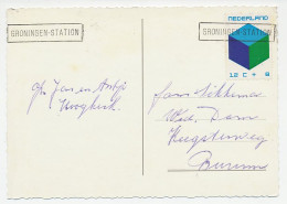 Em. Kind 1970 - Nieuwjaarsstempel Groningen - Station - Non Classificati