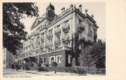 Schweiz - Zürich - Hotel Eden Au Lac - Verlag Kupferdruck Fretz A.G.  - Zürich
