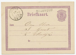 Naamstempel Hoogwoud 1873 - Lettres & Documents
