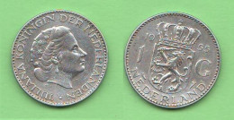 Nederland  1 Gulden 1955 Pays-Bas 1 Gulden Olanda Juliana Koningin Silver Coin   C 9 - 1948-1980 : Juliana