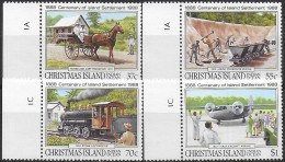 1988 Christmas Island Permanent Settlement 4v. MNH SG. N. 255/58 - Autres & Non Classés