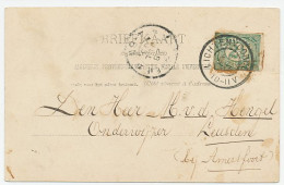 Lichtenvoorde 1903 - Gefrankeerd Met Briefkaart Uitknipsel - Material Postal