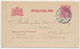 Postblad G. S Gravenhage - Rotterdam 1914 - Interi Postali