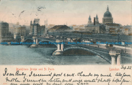 R031334 Blackfriars Bridge And St. Pauls London. Stengel - Altri & Non Classificati