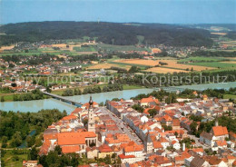 73300186 Braunau Inn Pfarrkirche Fliegeraufnahme Braunau Inn - Sonstige & Ohne Zuordnung