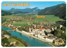 73300183 Rattenberg Tirol Fliegeraufnahme Radfeld  Rattenberg Tirol - Andere & Zonder Classificatie