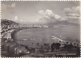 NAPOLI - CARTOLINA - PANORAMA - VIAGGIATA  PER MILANO - 1947 - Napoli (Naples)