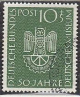 BRD  163, Gestempelt, Deutsches Museum, 1953 - Oblitérés