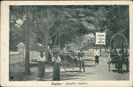 SRI LANKA / CEYLON - PUBLIC GARDENS - ADVERTISING POSTCARD SAPOL LES MEILLEUS DES SAVONS - ITALIAN EDITION 1900s (18346) - Sri Lanka (Ceilán)