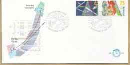 NL.- FDC. NVPH Nr. 255. EERSTE DAG VAN UITGIFTE. FIRST DAY OF ISSUE. 14-06-1988. DE OVERTOCHT VAN WILLEM III, 1688. - FDC