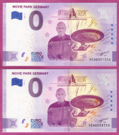 0-Euro XEAQ 2021-4 MOVIE PARK GERMANY - STAR TREK PICARD Set NORMAL+ANNIVERSARY - Essais Privés / Non-officiels