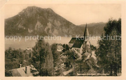 73299855 Altmuenster Salzkammergut Ortsansicht Mit Kirche Blick Ueber Den Trauns - Other & Unclassified