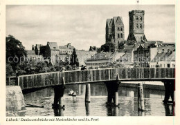 73299561 Luebeck Dankwartsbruecke Marienkirche St. Petri Luebeck - Luebeck