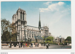 75 NOTRE DAME DE PARIS N°5280 La Flèche Les Bouquinistes VOIR DOS PUB Plans LECONTE - Notre Dame Von Paris