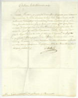 Abel Caroillon De Vandeul (1746-1813) Ecuyer Industriel Autographe Auberive 1803 Langres Gendarmerie - Personajes Historicos