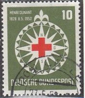 BRD  164, Gestempelt, Henri Dunant, Rotes Kreuz, 1953 - Gebruikt