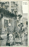 EGYPY - CAIRO / CAIRE - UNE RUE -  ADVERTISING POSTCARD PARFUM VENUS BERTELLI - ITALIAN EDITION 1900s (12605) - El Cairo