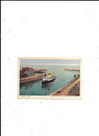 CARTE POSTALE 76 DIEPPE ENTREE DU PORT ARRIVEE DU BATEAU DE NEWHOWEN VOYAGEE - Dieppe