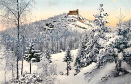 73299288 Kynast Burgruine Winterlandschaft  - Pologne